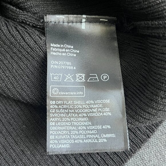 🌻 H&M Divded Ribbed Turtle Neck Top - Picture 4 of 6